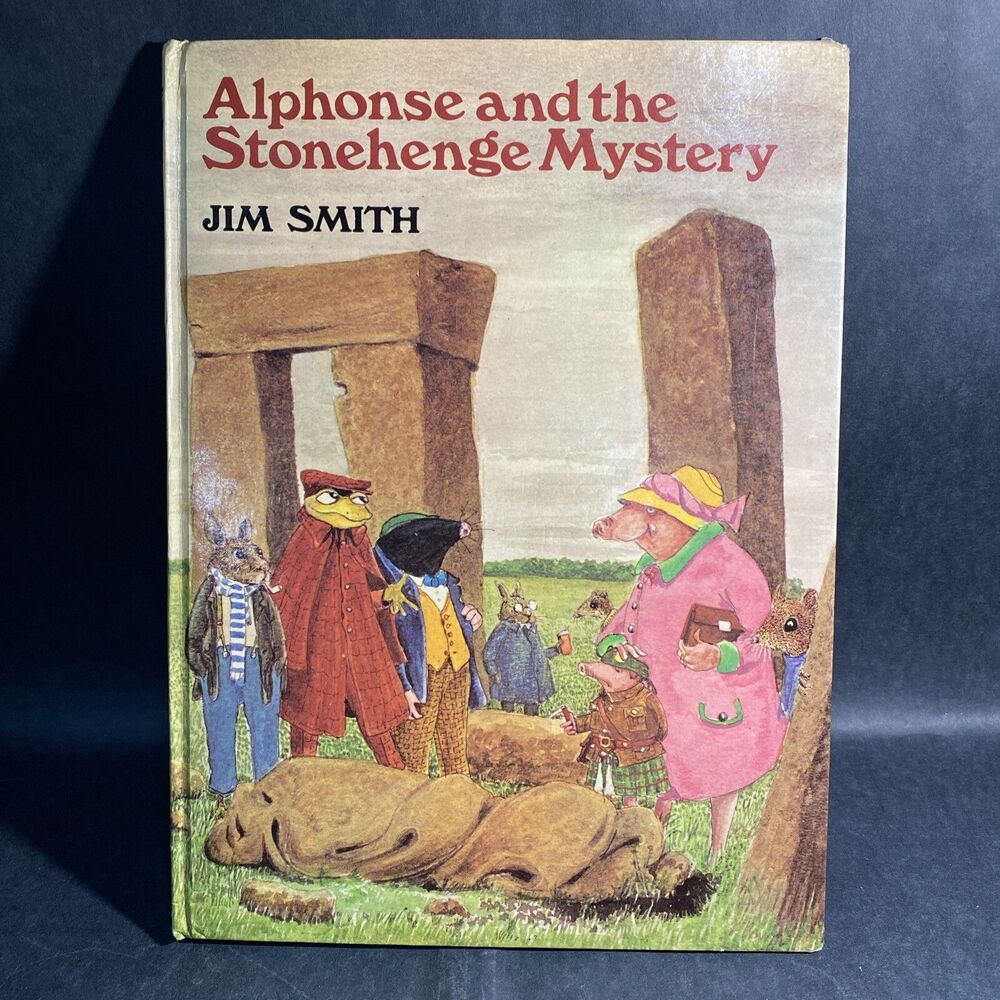 VTG Alphonse andโ the Stonehenge Mystery Hardcover Signed & Draw 1st EDITION